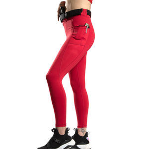 KATBROS INDUSTRY Women's Tactical Leggings <b>Concealed</b> Carry Holster Compression Spandex/Nylon Breathable Anti-Bacterial Casual - Product Image 6