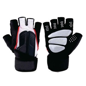 Guantes de Levantamiento de Pesas Unisex ELIXE SPORTS con Soporte para Muñeca, Antideslizantes, Cierre Ajustable con Velcro, Material de Poliéster - Product Image 3
