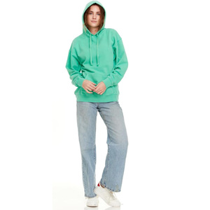 Sudadera con Capucha de Felpa Francesa para Mujer, Sudadera Holgada de Algodón, Estilo Urbano, Tejido Suave, Fabricante de Logotipos Personalizados, OEM, ODM, Venta al Por Mayor - Product Image 5
