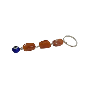 Porte-clés en cristal de haute qualité, cube œil porte-bonheur en cornaline rouge, porte-clés en pierre naturelle, cadeaux pour femmes, vente en gros - Product Image 5