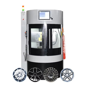 Torno CNC de Alta Precisión, Automático, de 3 Ejes, para Corte de Llantas de Aleación con Corte de Diamante, para Reparación y Restauración de Llantas de Automóviles - Product Image 1