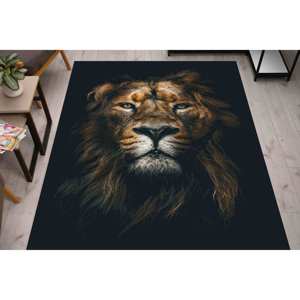 Alfombra de León, Alfombra de Regalo para Amantes de los Leones, Alfombra para la Cueva del Hombre, Alfombra de Animales, Alfombra Suave No Tejida - Product Image 2