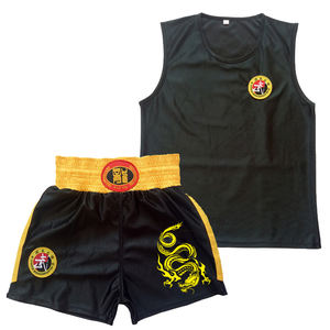 <b>Boxing</b> Shorts Child Custom Name Muay Thai Shorts T-<b>Shirt</b> Vest Men Women Sanda Grappling Kickboxing Fighting Martial Arts Uniform - Product Image 4
