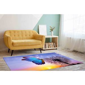 Alfombras de Animales, Alfombra Adorable, Alfombras para Dormitorio, Alfombras con Diseño de Atardecer, Alfombra Estampada, Alfombra de Chenilla - Product Image 3