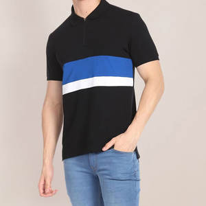 Polo bordado europeo y americano Camiseta de malla de manga corta para hombre - Product Image 6