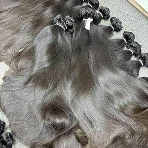 ผมตรงธรรมชาติสำหรับต่อผมจากผมมนุษย์ - Product Image 2