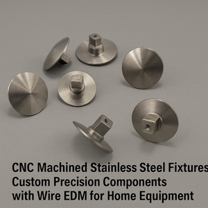 Componentes de Precisión Personalizados y Accesorios de Acero Inoxidable Mecanizados por CNC con Electroerosión por Hilo y Brochado para Equipos Domésticos - Mecanizado - Product Image 2