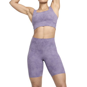 Shorts de Yoga con Estampado Tie Dye para Mujer, Cintura Alta, Ajuste Elástico, 100% Nailon, Antibacterianos, Ecológicos, para Gimnasio, Yoga, Ejercicio Diario - Product Image 1