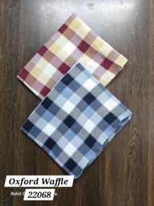 Tela Oxford a Cuadros de Algodón 100% de Primera Calidad, Material de Camisa de Calidad de Exportación para Ropa de Hombre y Mujer - Product Image 5