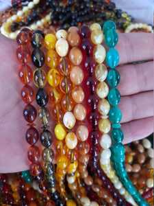 Tasbih Misbah classique en résine, motif lapin ange, 33 perles, écologique, peint à la main, outil de méditation spirituelle pour les musulmans, Aïd - Product Image 6