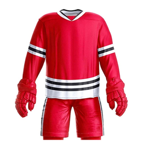 Vente en gros d'uniformes de hockey sur glace souples et confortables de qualité supérieure maillots de hockey en équipe vêtements de sport de plein air de différentes couleurs - Product Image 1