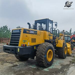 Chargeuse sur pneus Komatsu380 d'occasion 16,3 tonnes 3m³ de godet Marque japonaise d'origine Matériel de construction d'occasion Faible nombre d'heures Certifié CE - Product Image 4