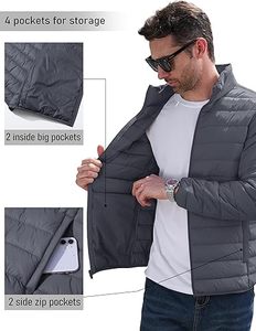 Vestes d'hiver à capuche en duvet de canard pour hommes, chaudes, épaisses, de haute qualité, manteaux en duvet pour hommes, pardessus d'hiver, parkas en duvet, vestes matelassées pour hommes - Product Image 5