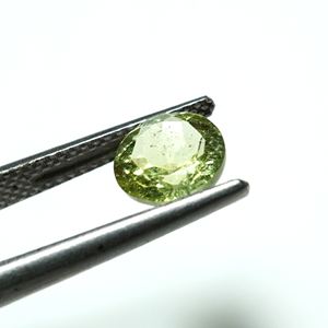 พลอยทัวร์มาลีนทรงกลมเหลี่ยมเพชรพลอยสีเขียวอมเหลืองธรรมชาติสำหรับทำเครื่องประดับพลอยเม็ดเดี่ยว - Product Image 6