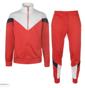 Survêtements de sport pour hommes 2 pièces, entièrement zippés, respirants, 100 % coton, personnalisables, haute qualité, faible MOQ, vente en gros - Product Image 6