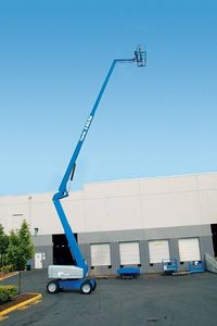Meilleur prix promotionnel : Nacelle élévatrice à flèche d'occasion avec entraînement hydraulique, hauteur de plateforme maximale de 14,2 m, disponible à la vente dès maintenant - Product Image 1