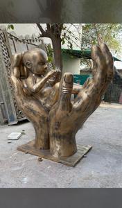 รูปปั้นทองสัมฤทธิ์รูปกวางกลางแจ้งขนาดใหญ่สำหรับสวนโรงแรมล็อบบี้ - Product Image 3