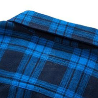 Chemise en flanelle décontractée pour homme, 100% coton écologique, avec logo personnalisé, séchage rapide et respirante, manches longues, coupe classique