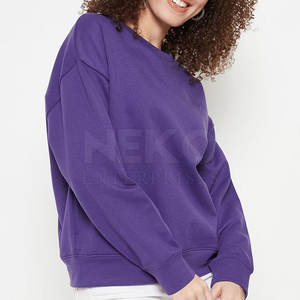 Sudaderas de algodón 100% para mujer de mejor diseño para invierno, tallas personalizadas con mangas largas y logotipo frontal incluido, impresión personalizada - Product Image 3
