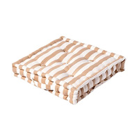 Haute qualité Durable polyvalent moderne élégant 100% coton rayé couleur carré siège porte coussins meubles personnalisés