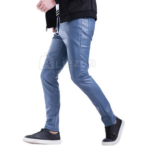 Pantalon en cuir personnalisé de haute qualité pour hommes Vente en ligne imperméable Pantalon en cuir pour hommes Vente en ligne - Product Image 2