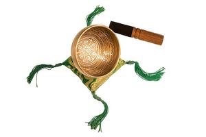 ชามร้องเพลงเนปาล,ชามร้องเพลงสำหรับพระทำด้วยมือชามร้องเพลงทิเบตโยคะ - Product Image 6