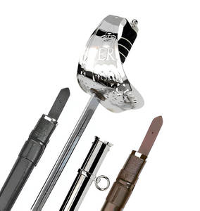 ดาบโลหะพร้อมซองหนังสลักโลโก้วัสดุสแตนเลสชุบทอง - Product Image 6