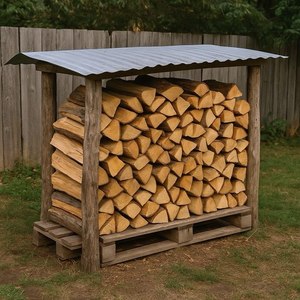 Bûches de bois de chauffage en chêne noir de qualité supérieure |   Bois de chauffage en bois dur pour le chauffage. - Product Image 3