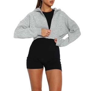Tenues pour femmes Crop Top Hoodie Shorts Ensemble court 2 pièces Ensembles assortis Ensemble de jogging pour femmes Ensemble pantalon 2 pièces pour femmes 2026 - Product Image 2