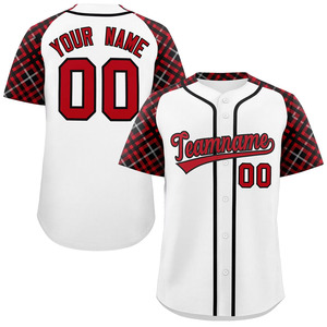 Maillot de baseball en maille personnalisé taille USA vêtements de sport élégants logo cousu personnalisé nom hommes maillot de baseball boutonné - Product Image 4