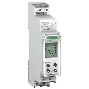 Per SCHNEIDER ELECTRIC CCT15854 Acti 9-IHP-1C Interruttore Orario Digitale Programmabile 24 Ore + 7 Giorni - Product Image 1