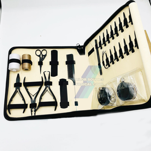 ชุดอุปกรณ์ต่อผมทำจากสเตนเลสสตีลขนาดเล็กชุดอุปกรณ์ต่อผมสำหรับผมพร้อมโลโก้และขนาดที่กำหนดเองได้ - Product Image 1