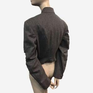 Veste militaire en laine ardoise et noire - Product Image 5