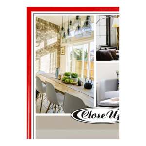 Marco de Fotos Simple y Moderno de Plástico Rojo de 50 x 70 cm, Marco Decorativo para Póster con Imán de Madera, PS y Metal, Tamaño Personalizado 11x14 - Product Image 3