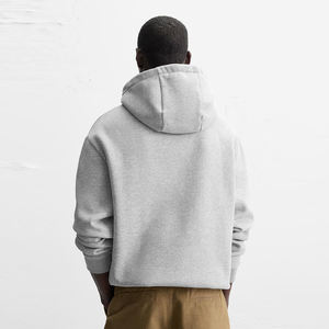 เสื้อฮู้ดผ้าคอตตอนขนาดใหญ่ของผู้ชายเสื้อสเวตเตอร์ของผู้ชายสำหรับฤดูหนาวเสื้อสเวตเตอร์ผ้าฟลีซขนาดพลัสไซส์ออกแบบโลโก้ได้ตาม100% - Product Image 2