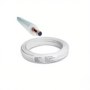 Rouleau de 20 m de tuyau en cuivre isolé en spirale de 5/8 pouces, épaisseur 1 mm, pour climatisation - Product Image 2