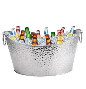 Cubo de hielo de aluminio antiguo El mejor diseño de forro de alta calidad Cubos de hielo grandes modernos que se ven fantásticos - Product Image 3