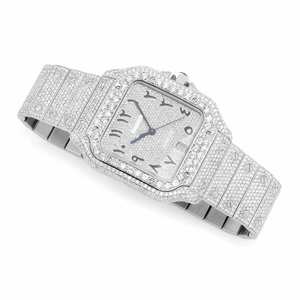 Factory Direct Iced Out Moissanite Square <b>Watch</b> VVS Trending Best Seller Hot Sale Hip Hop <b>Men</b> Statement OEM - Product Image 3