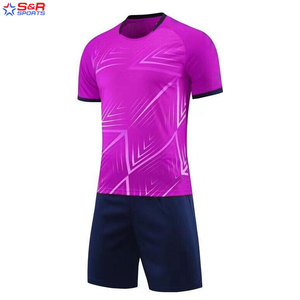 High Quality Unisex Soccer Jersey Kit Uniforms OEM Service Custom Sportswear Adult Breathable 100% Polyester Quick Dry Training - Product Image 5