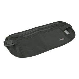 Portafoglio di sicurezza Travel Kit Wallis con protezione RFID e cinturino in vita nero - Product Image 1