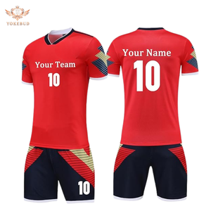 Uniformes de football personnalisables de haute qualité pour adultes enfants ensemble de maillots de football personnalisés pour garçons hommes femmes avec n'importe quel numéro de nom de logo - Product Image 2
