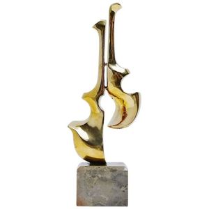 Sculpture abstraite moderne en aluminium décorations de Noël accessoires de décoration d'intérieur sculpture en aluminium décor de chambre - Product Image 2