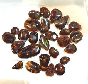 Natural Mexican Fire Agate Cabochon Fancy Shape Size Top Quality Making for Jewelry Making Use at Bulk Prices by Indian Seller - Product Image 2