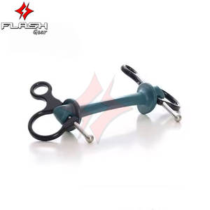 Makebe Limobits hecho a medida, broca de media mejilla de acero inoxidable, relleno suave y anillo suelto de acero inoxidable con plata alemana - Product Image 2