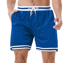 Pantalones Cortos Deportivos Personalizados para Hombre, de Secado Rápido, Transpirables, con Malla 100% Poliéster, Estampado Floral, Cintura Media, Cierre con Cordón Ajustable - Product Image 4