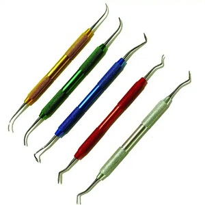 Ensemble dentaire PK Thomas, revêtement multi-anodisé, instruments de remplissage dentaire de haute qualité, manuel, acier inoxydable - Product Image 1