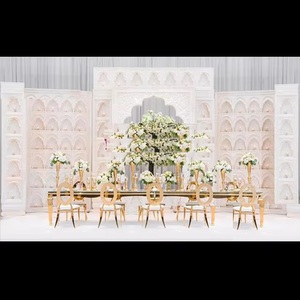 Impresionante boda Backstage vela pared mejor recepción boda escenario vela pared telón de fondo para matrimonio - Product Image 1