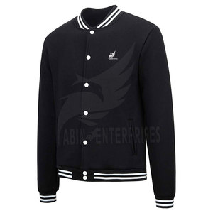 Men's Top-Notch High Quality Cotton Letterman <b>Jacket</b> <b>Slim</b> <b>Fit</b> Casual Stand Winter Comfortable Durable Breathable Customized - Product Image 2