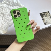 Étui de téléphone portable en silicone personnalisable, design luxueux, simple et tendance, coque arrière en caoutchouc pour 16 Pro Max 13, résistant aux chocs