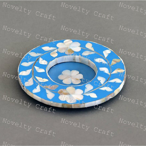 Accesorios de decoración de mesa de estilo costero de lujo, posavasos elegantes para servir té hechos a mano, posavasos clásicos - Product Image 4